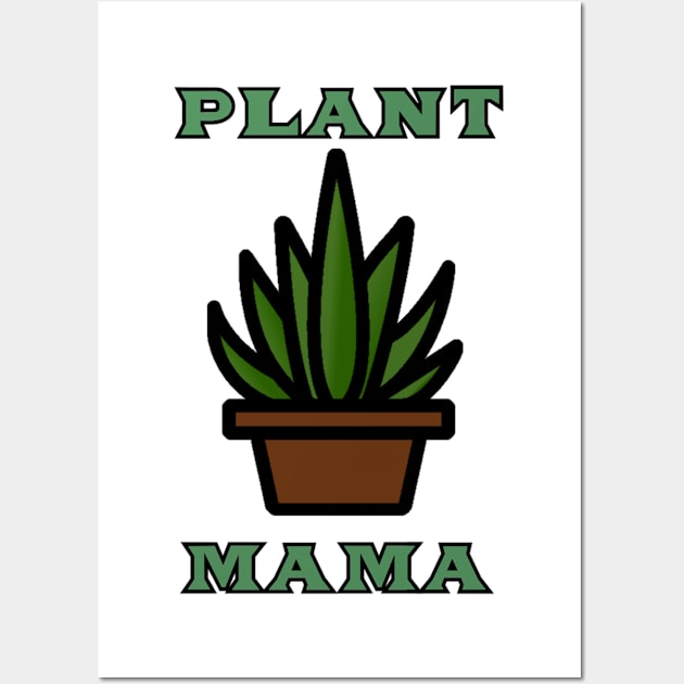 Plant Mama Wall Art by PorcelainRose